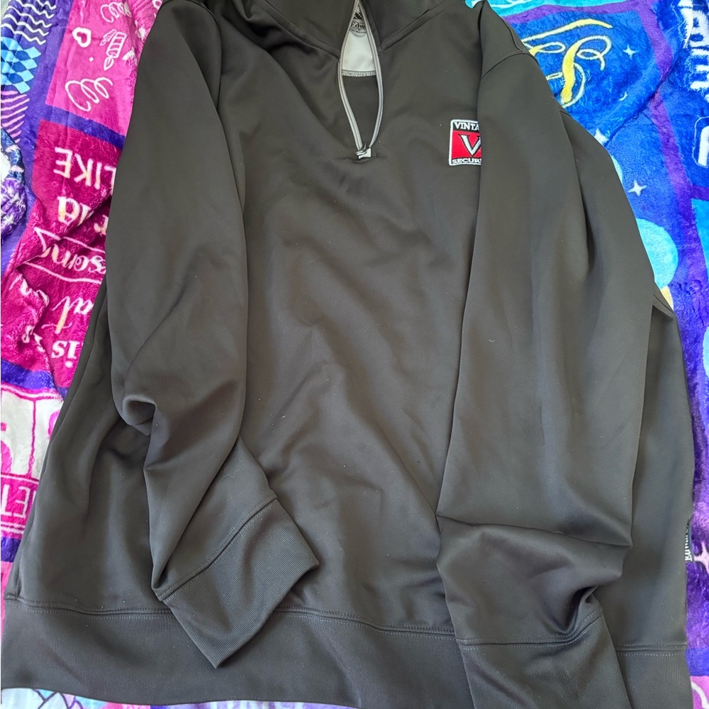 Vintage Charcoal Quarter-Zip Pullover
